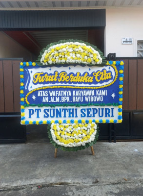 Papan Bunga Duka di Bukit Batu